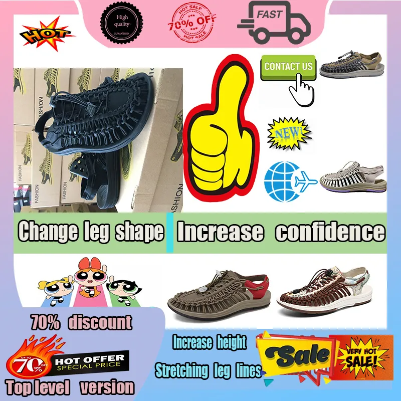 Designer Casual Sandálias Plataforma Sandália Corda Chinelo Sapatos para Calcanhar Confortável Antiderrapante Resistente ao Desgaste Malha Homens Mulheres Versão Casal Sapatos EUR 35-48