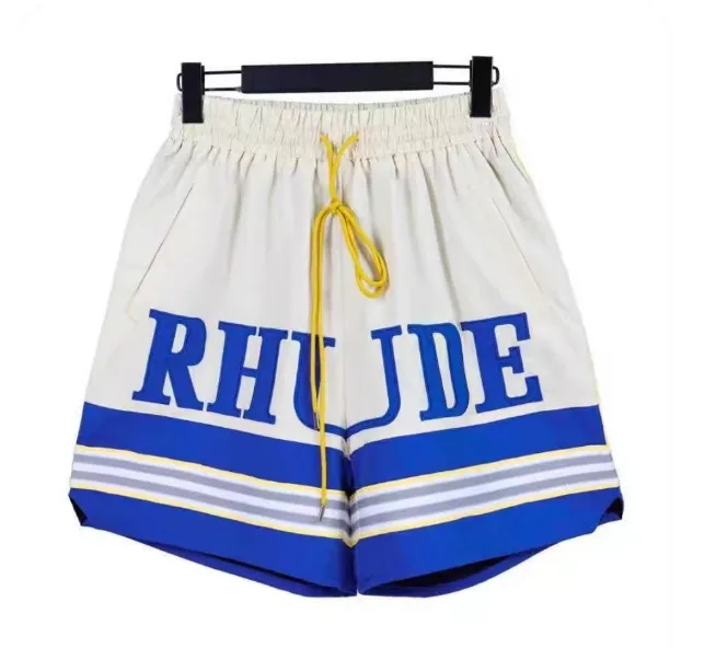 Mäns shorts designer shorts rhude shorts sommar mode strandbyxor män högkvalitativ gata slitage röd blå svart lila byxor män kort us siize s-xl vp2l vp2l