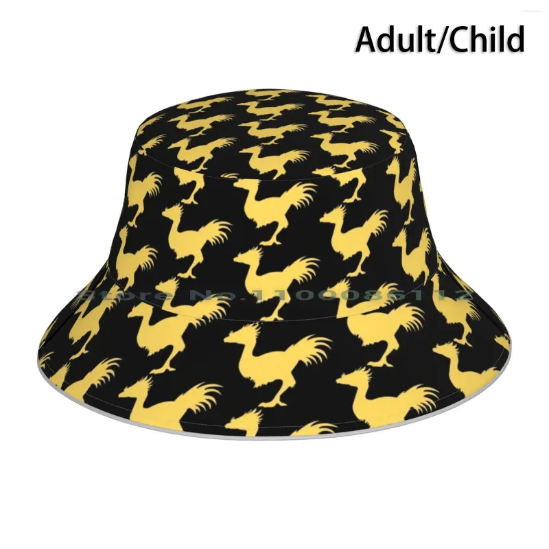 Berets Ffxv | Classic Yellow Chocobo Bucket Hat Sun Cap Final Fantasy 15 Ff15 Xv Prompto Argentum