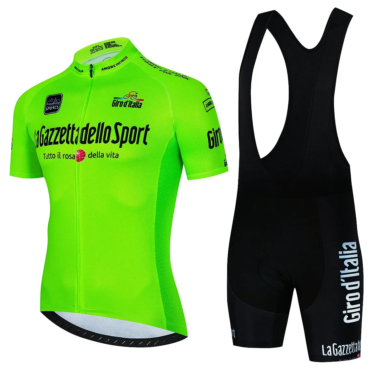 Tour de Giro Ditalia Bisiklet Jersey Set Erkekler Giyim Yol Bisiklet Gömlekleri Takım Bisiklet Ön Bib Şort MTB Ropa Ciclismo Maillot 240113