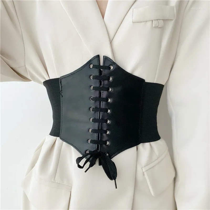 Ceintures femmes corps Shaper ceinture en cuir vêtements créatifs accessoires de robe rétractables