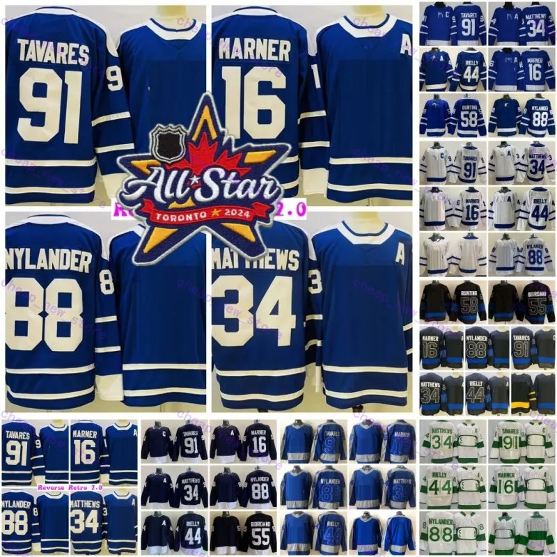 Hockey Jerseys 2024 All Star Auston Matthews John Tavares Mitchell
