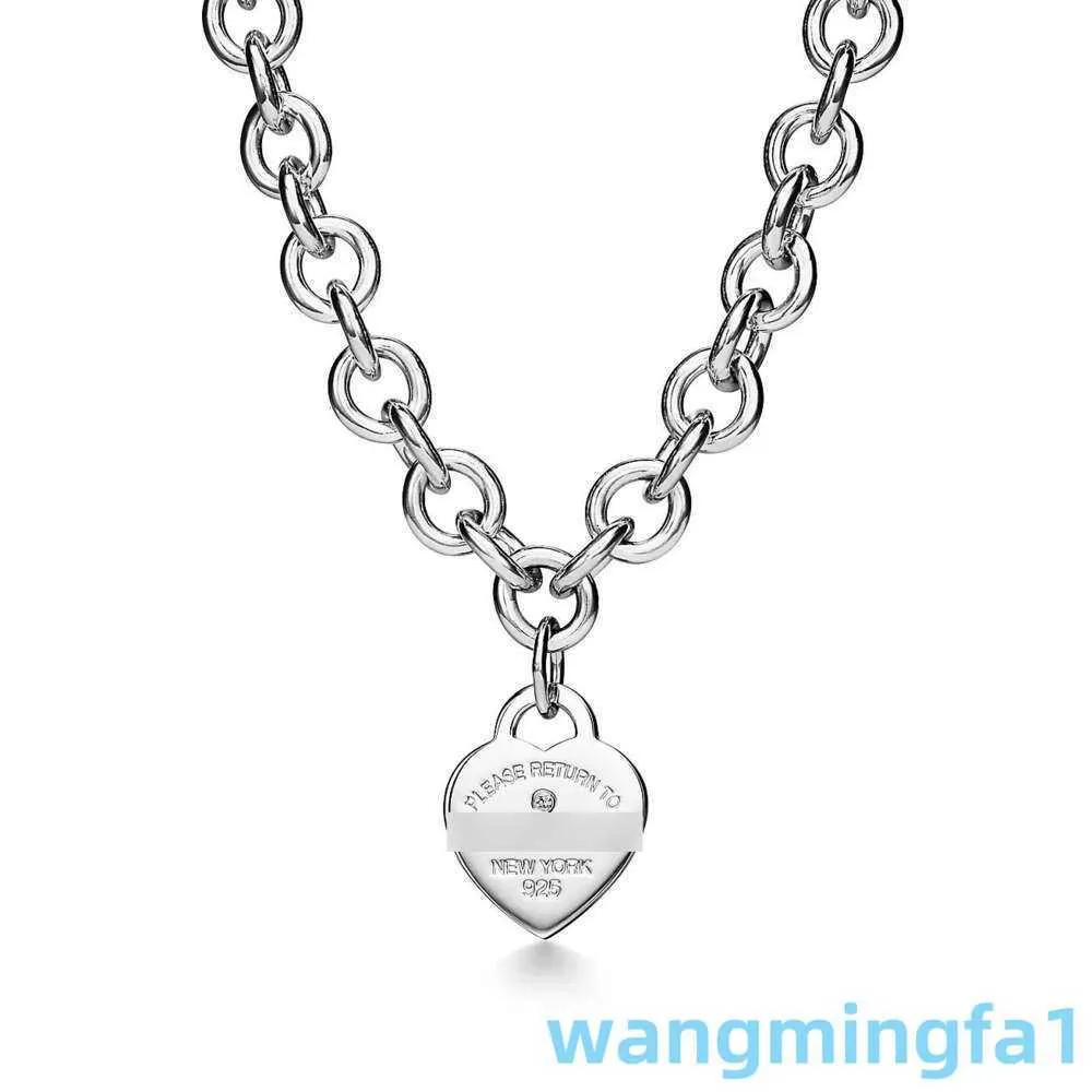 Sieraden 2024 Nieuwe T Designer Kettingen Kwaliteit Seiko Nieuwe Kralen Liefde Ketting met Diamanten Trui Keten Netto Hot Hanger