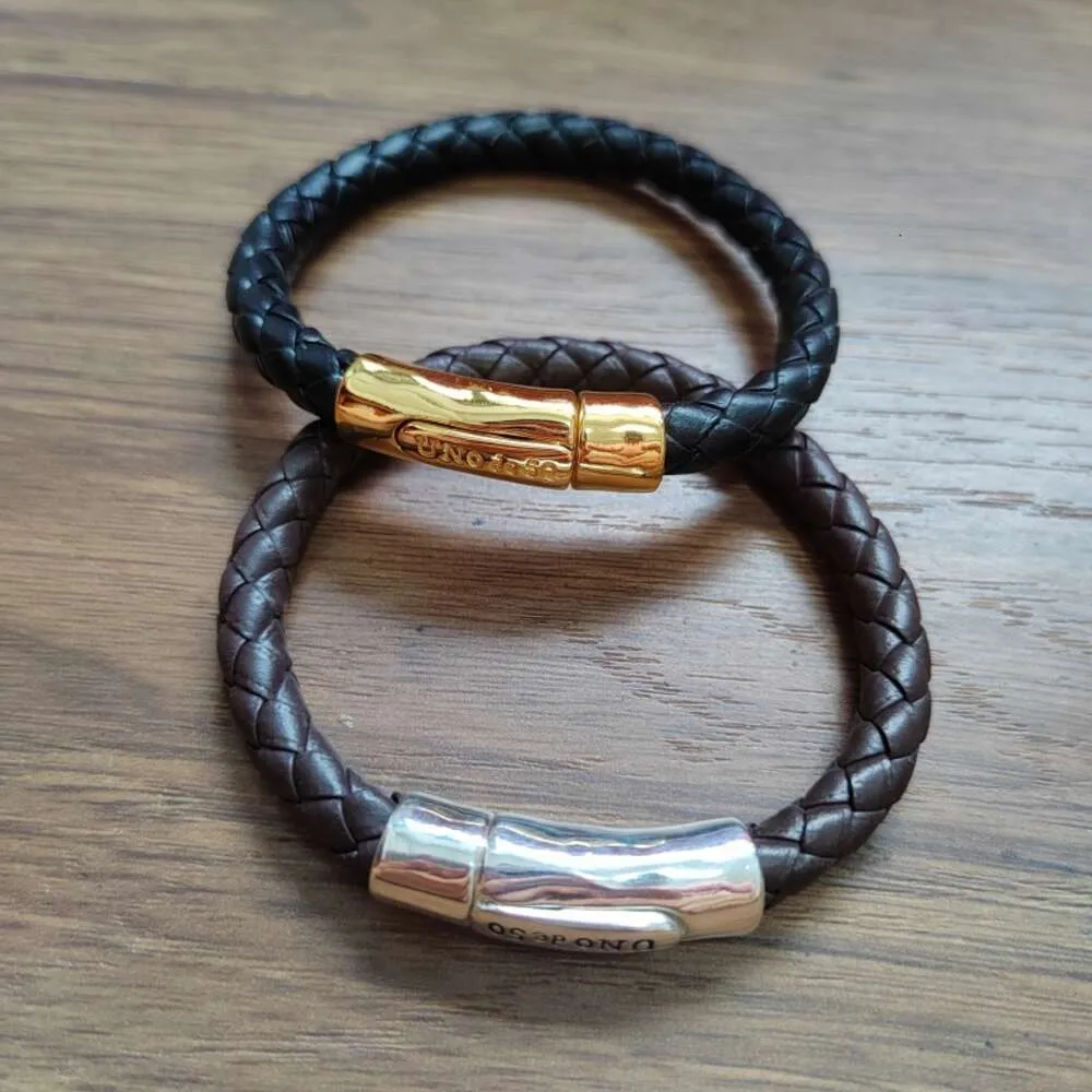 Designer smycken armband mode märke spanska unode50 nisch herrläder flätat par tillbehör