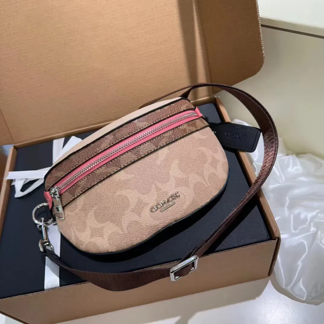 Fanny klasyczny pakiet Lady Torka na piersi oryginalne skórzane torebki na ramię męskie torba paska luksurys designerskie mody mody crossbody ręczne torby sprzęgła