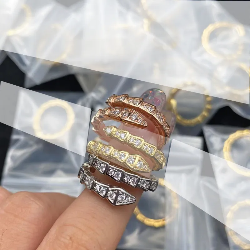 stone size 8 ring 18K gold plated ring snake bone silver plated Ring size 6 rings ring twisted wrap rings lover gifts rose gold ring set gift