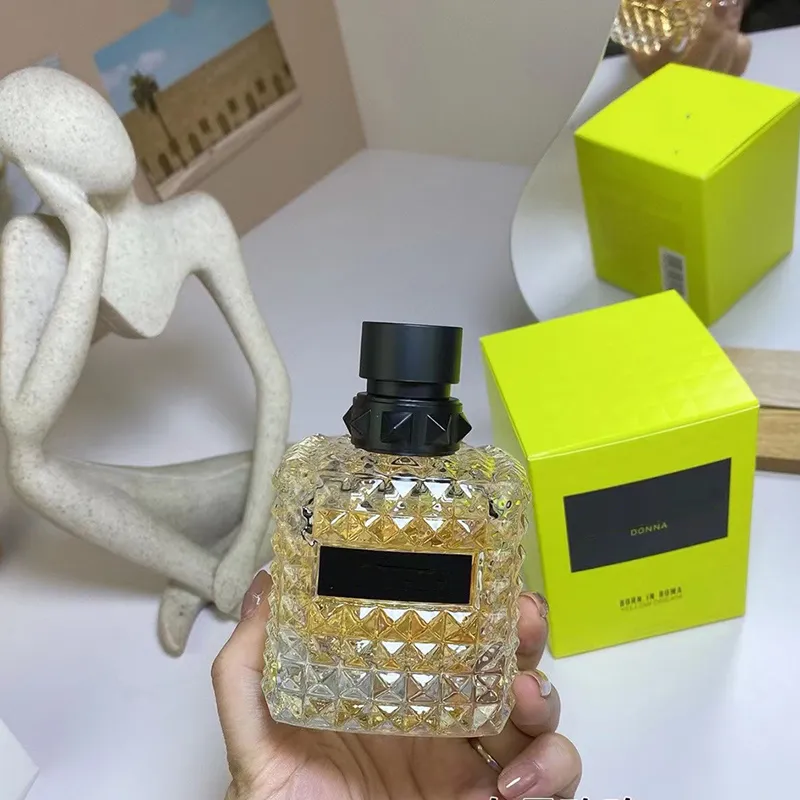 Charmig doft för kvinnor parfym klassisk edp spray cologne gul dröm 100 ml damer naturlig långvarig behaglig blommoteckning doft för gåva 3.4 fl.oz grossist