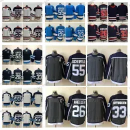 2022 stitched hockey jerseys reverse retro Dustin Mens Classic Byfuglien Wheeler Grey Mark Heritage Scheifele Blake ice hockey jersey