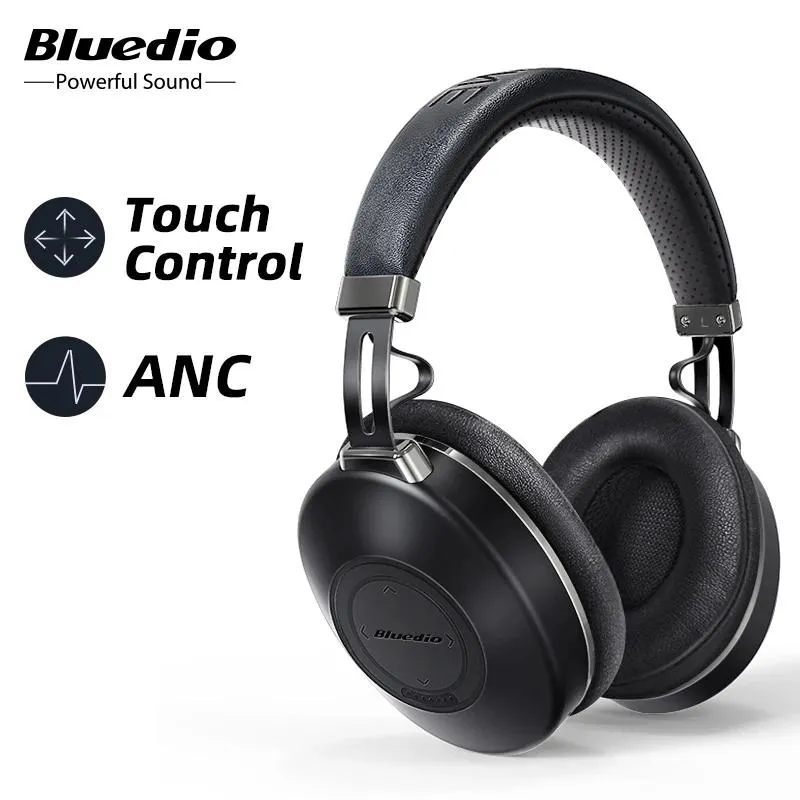 Наушники Bluedio H2 беспроводные наушники Bluetooth ANC Беспроводная гарнитура Hifi Sound Step Счет SDCARD Slot Cloud App Наушник для mp3