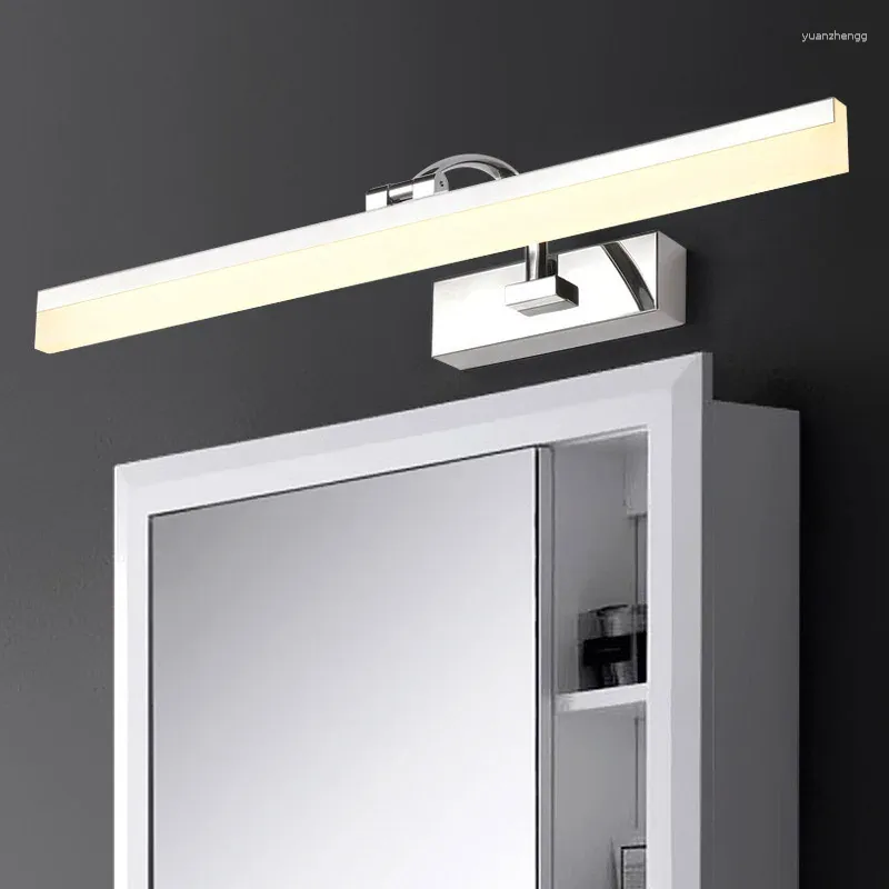 Настенные светильники, светильник для шкафа, влагостойкое зеркало, современный передний светодиодный туалетный столик для ванной комнаты