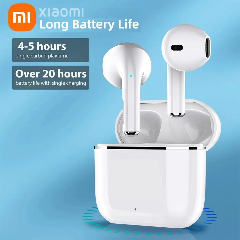 Oortelefoon Xiaomi Original Air Pro 4 TWS-pods Draadloze Bluetooth-oortelefoon Hoofdtelefoon Mini Touch Control-headset Lange stand-by Sport-oordopjes