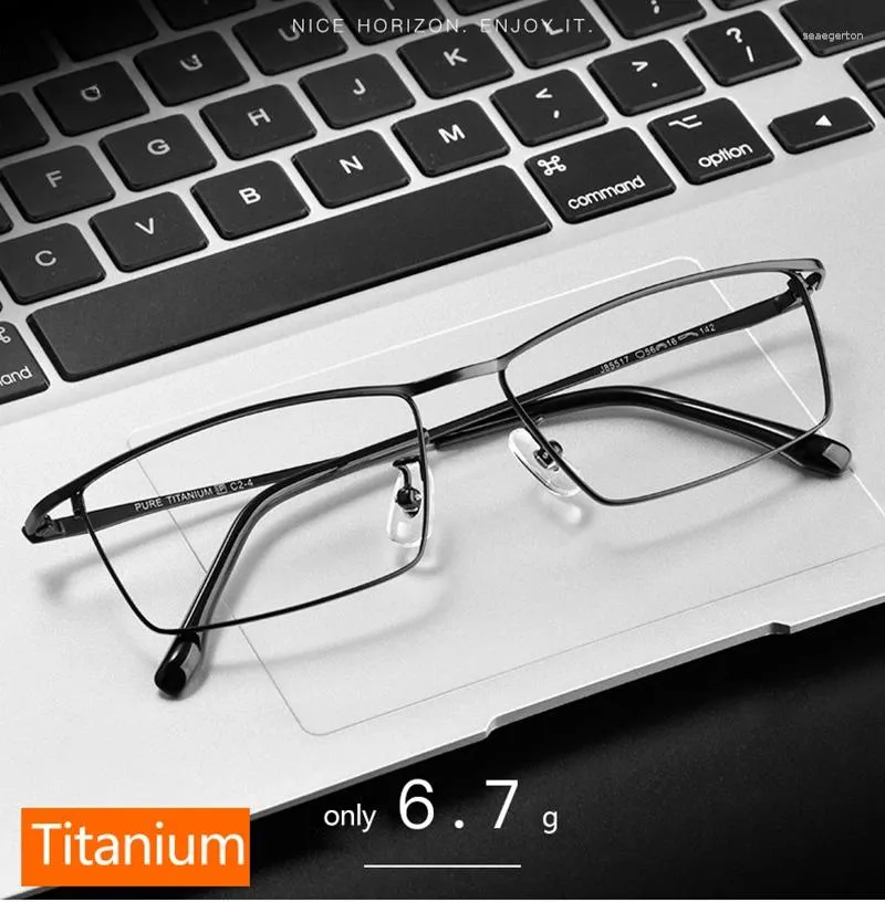 Sunglasses Frames Pure Titanium Glasses Frame For Men Prescriptio Oculos Eyewear Gafas Monturas De Lentes Hombre