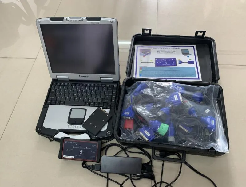 DPA5 Heavy truck scanner with laptop CF31 Installed with dearborn protocol adapter5 newest ssd activated already