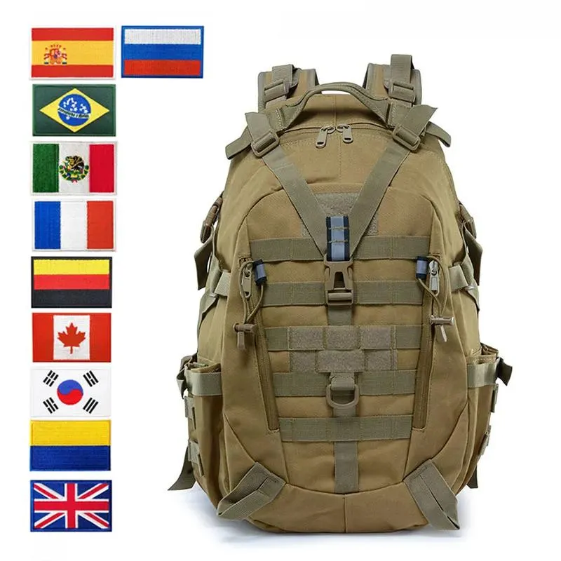 Tassen Nieuwe militaire tactische rugzak mannen Reistas buiten fietsen Wandelen Camping Hunting Climbing Bags 3p Army Molle Assault rucksac