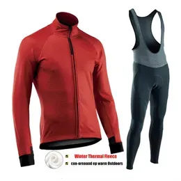 Cycling Jersey Sets 2023 Mens Long Sleeve Maillot Ropa Ciclismo Thermal Fleece Bike Set MTB Bicycle Clothing Wear 231204
