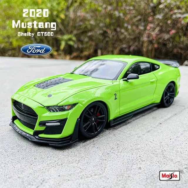 Modèle Réduit Ford Mustang Shelby GT500 2020 - Échelle 1:24 Par Jada Toys, Noir, Boîte Scellée