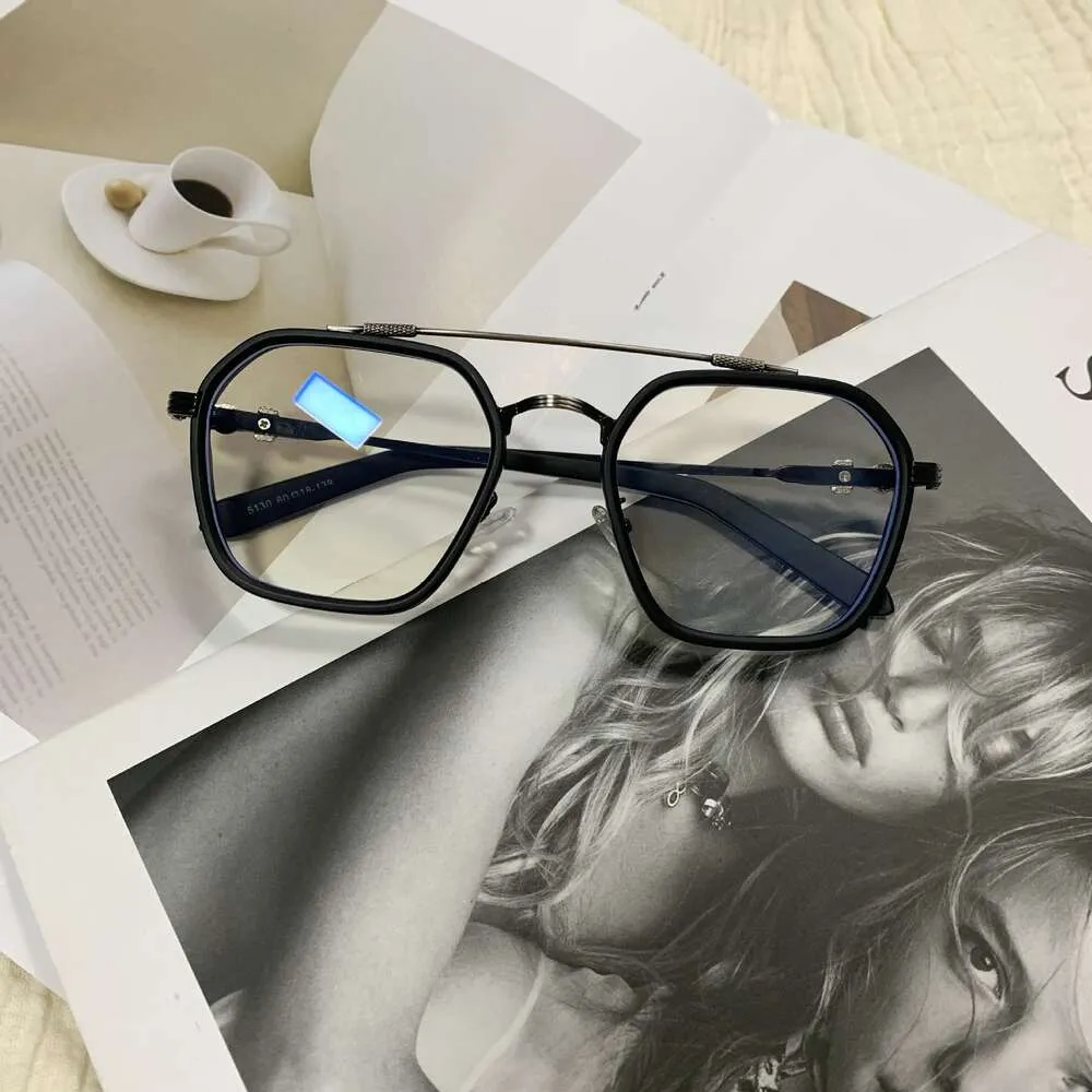 2024 Luxus-Designer-CH-Sonnenbrille für Damen, verchromt, Brillengestelle, Herren, neues Spektakel, männlich, schwarz, modisch, Myopie, Herz-Brillengestell, Damen, Unisex, Brillen, 1M7L