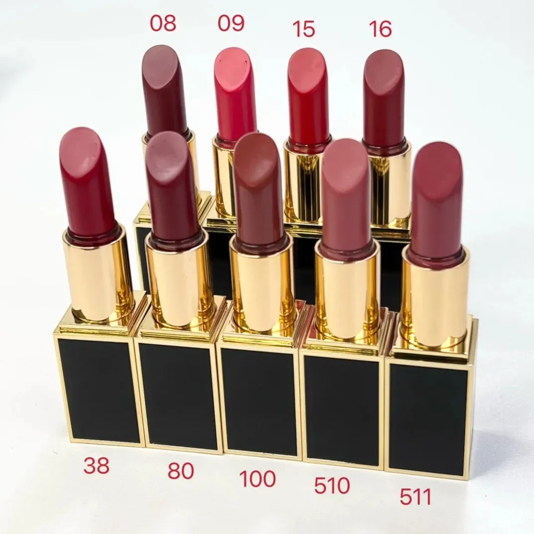 Professional Brand Lipstick Lip Color Matte Rouge a Levres Mat 3g Multi Girl Beauty Make up Stock Epacket Ship 240113