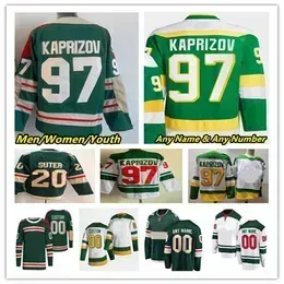 Kirill Kaprizov  Hockey Jerseys Marc-andre Fleury Mats Zuccarello Ryan Hartman Jared Spurgeon Matt Boldy Joel Eriksson Ek