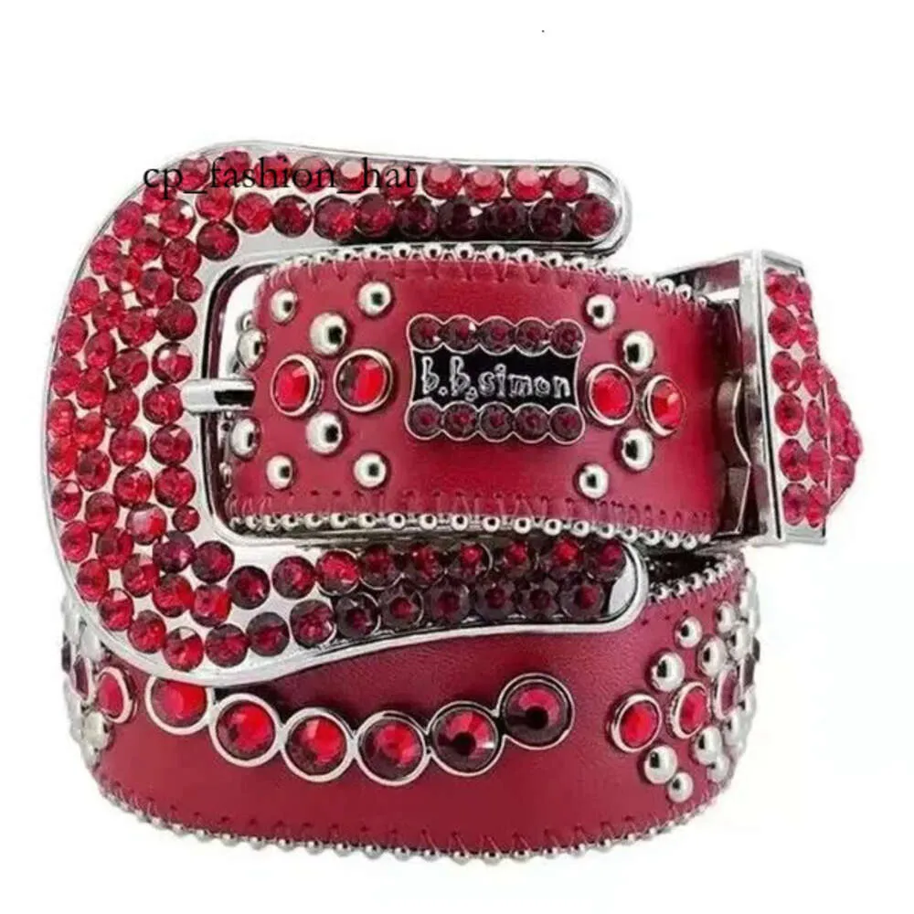 Designer 2023 Ceinture BB de qualité supérieure Ceintures Simon pour hommes femmes Ceinture de diamant brillant noir sur noir bleu blanc multicolore avec strass bling comme cadeau Yucheng 1465