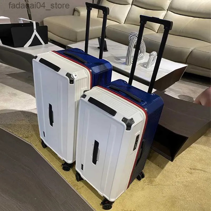 Valises Bagages de voyage de luxe de grande capacité 22/26/28/30/32/36 pouces valise trolley frein muet valise super mode pour hommes et femmes Q240115