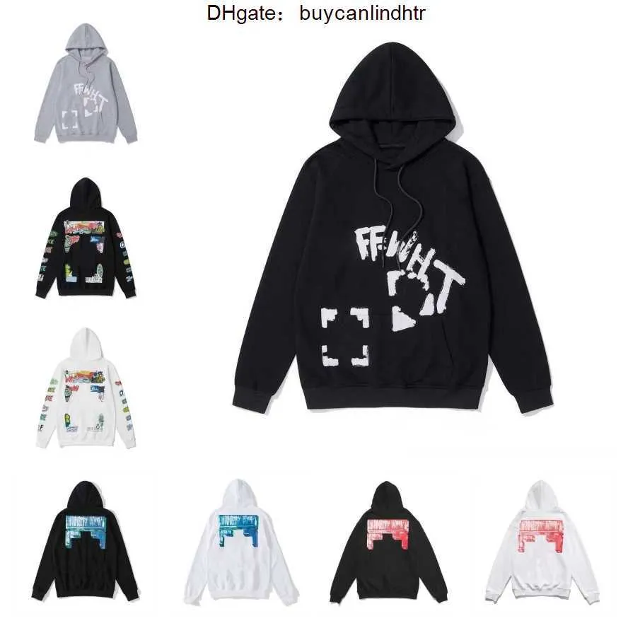 2024 Dupes Reps Hoodrich Pull Mangas largas Sudaderas con capucha Mujeres Sudaderas con capucha Sudaderas para hombre Diseñador Offs Sudadera con capucha Offwhitesss Hoody P3FF
