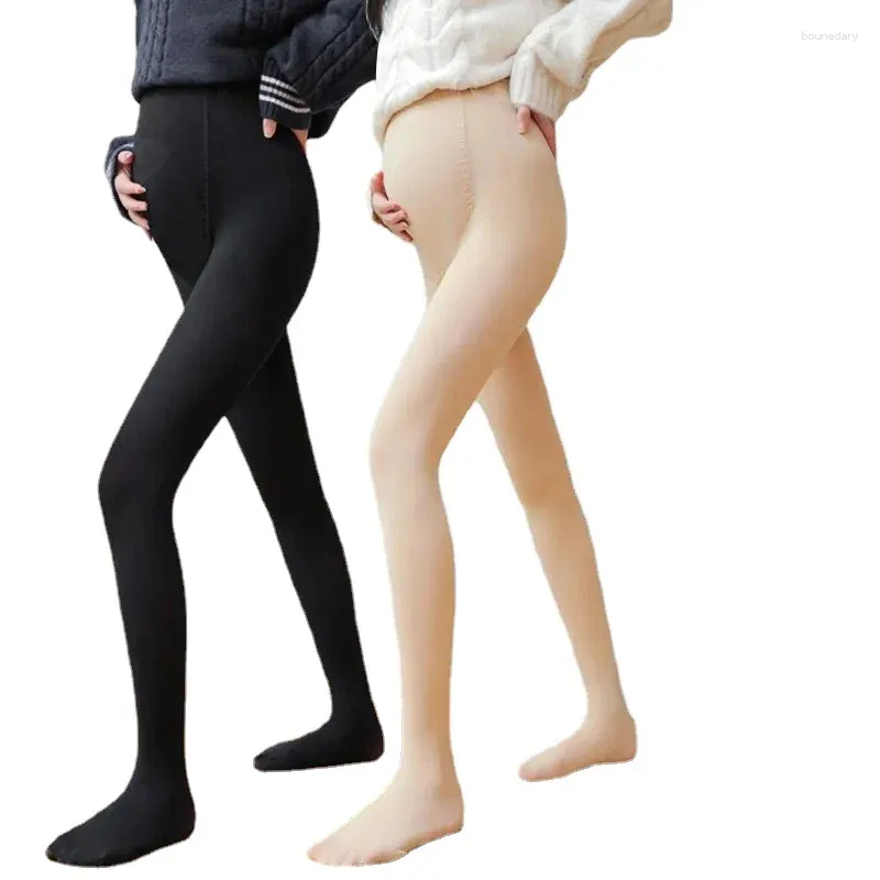 Vrouwen Leggings Herfst Winter Moederschap Panty Naadloze Hoge Taille Panty Kousen Elastische Kous Voor Zwangerschap Vrouwen