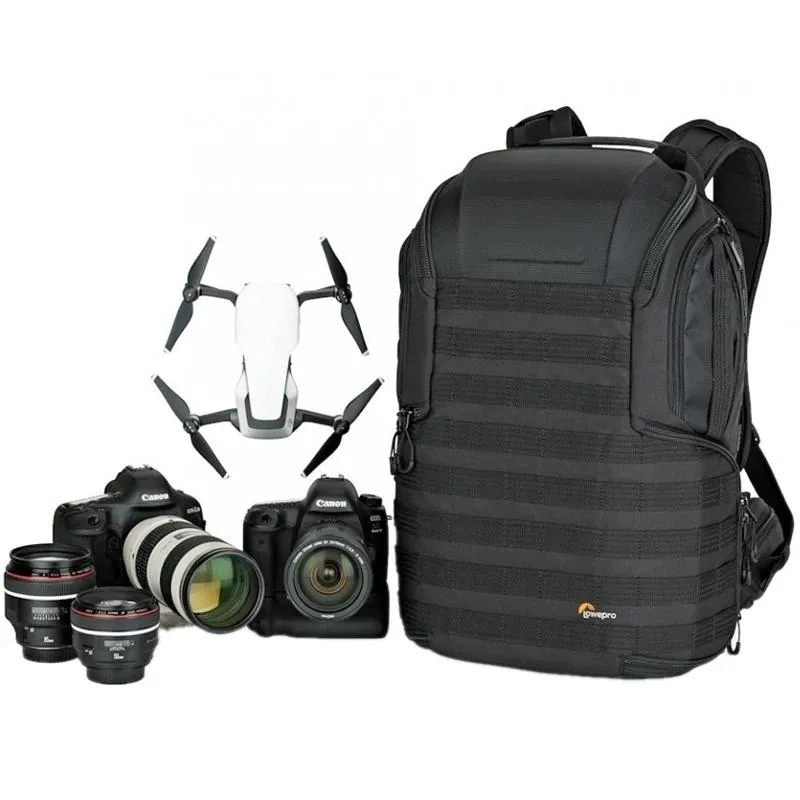 accessoires Lowepro Camera Bag Nouveau Protactic Bp 450 Aw Ii Sac à bandoulière pour appareil photo reflex Sac à dos pour ordinateur portable avec housse anti-intempéries Sac pour ordinateur portable 15,6 pouces