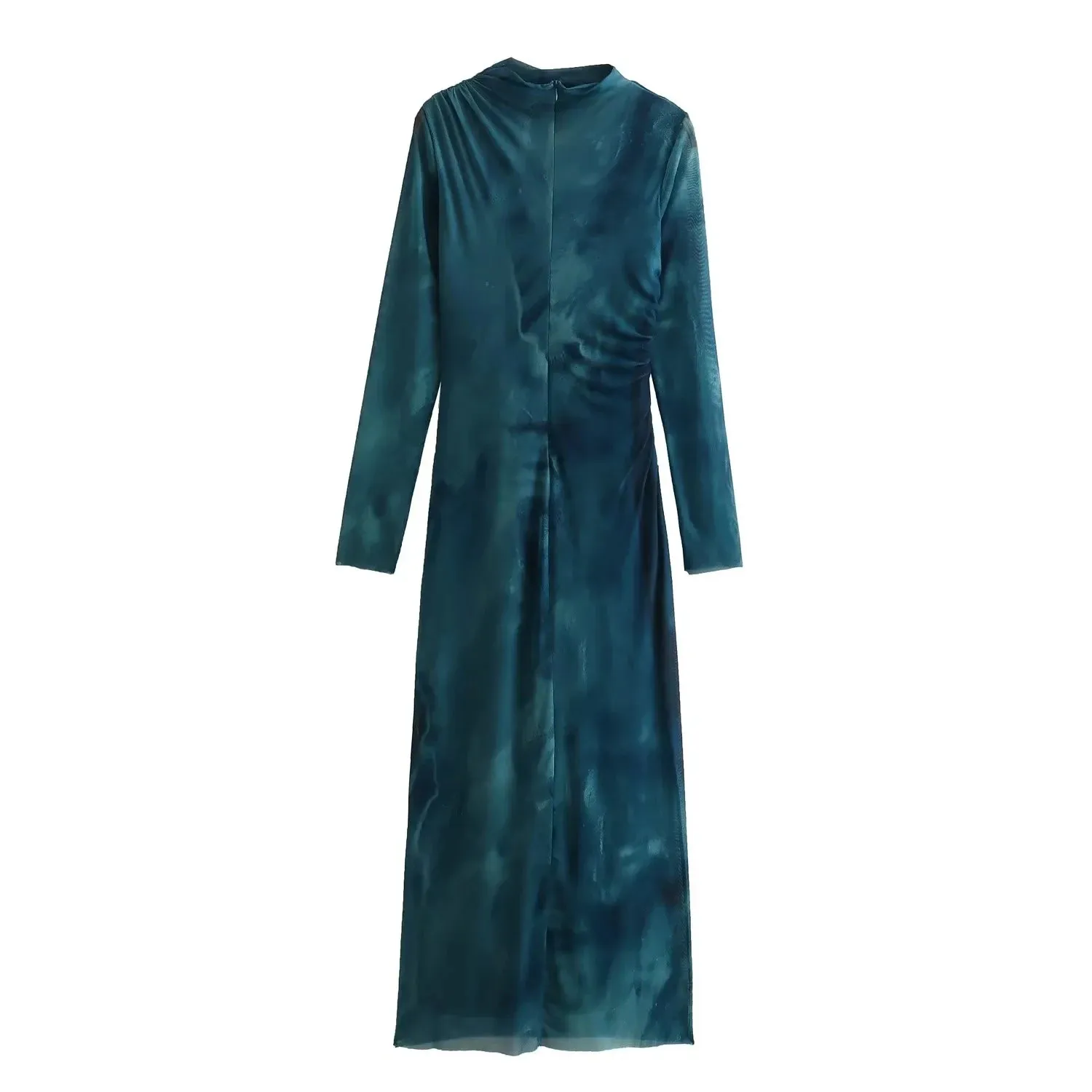 traf midi dress TRAF Satin Halter Pleated Midi Dress Tied Backless... From Dongzhu04, Rs.1,396.19