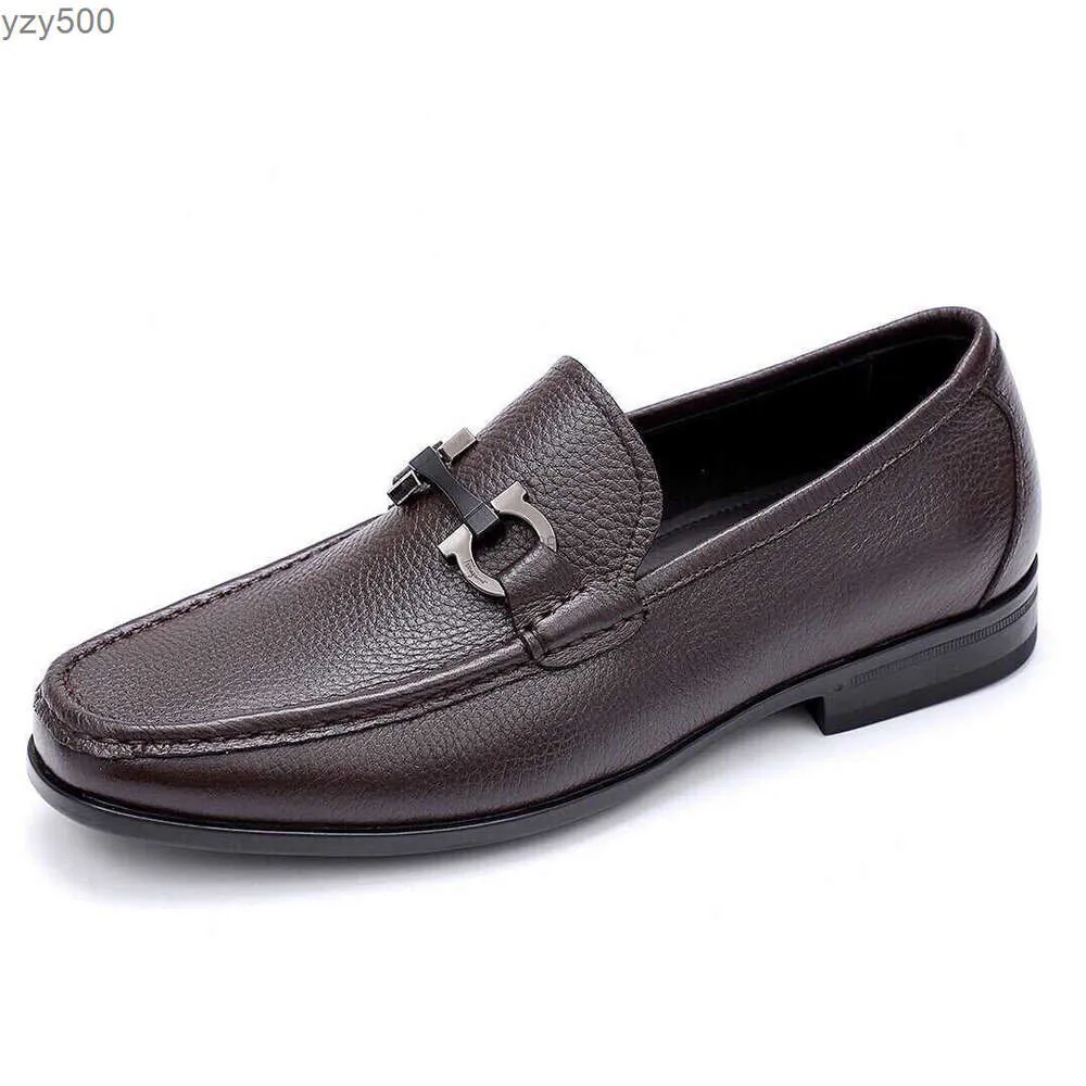 Feragamo Ferra Mocassins Vestido Sapatos Sapatos de Condução Homens Casuais Confortáveis Festa Terno de Casamento Marca Deslizamento em Calçados Tamanho 38-45 EK7E