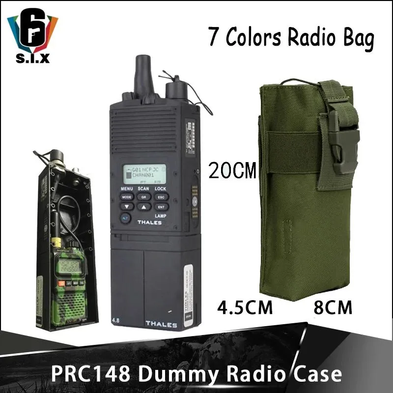 Talkie tactique Airsoft militaire Prc 148 étui Radio factice talkie-walkie avec pochette Radio Prc148 accessoire Prc148 poche Radio