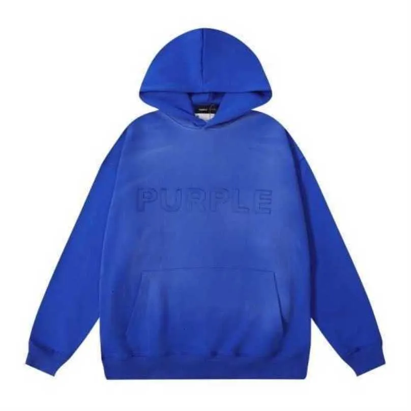 Paars Merk Hoody Designer Hoodies Dames Heren Paars-merk Jas Mode Losse Streetwear Sweatshirts Tops Kleding High Street Capuchon Trui 2024 Lente Rxc2