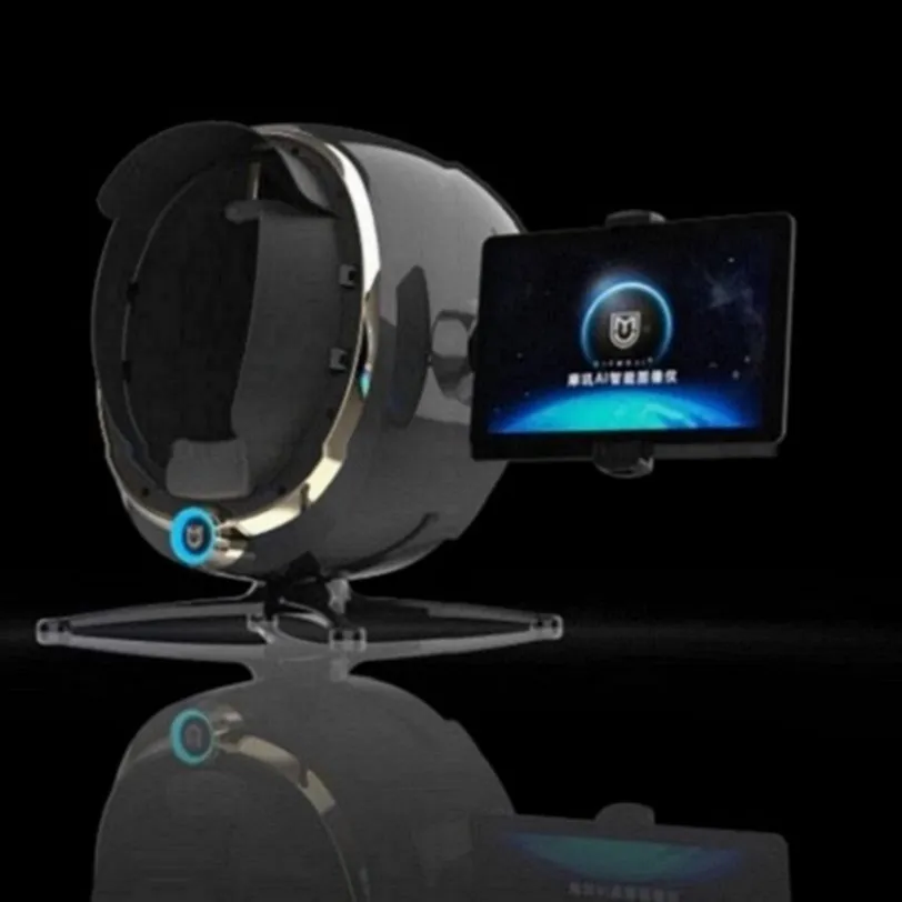 2024 최신 3D 스마트 휴대용 안면 스캐너 스킨 진단 분석 마술 미러 디지털 비 시아 스킨 분석기