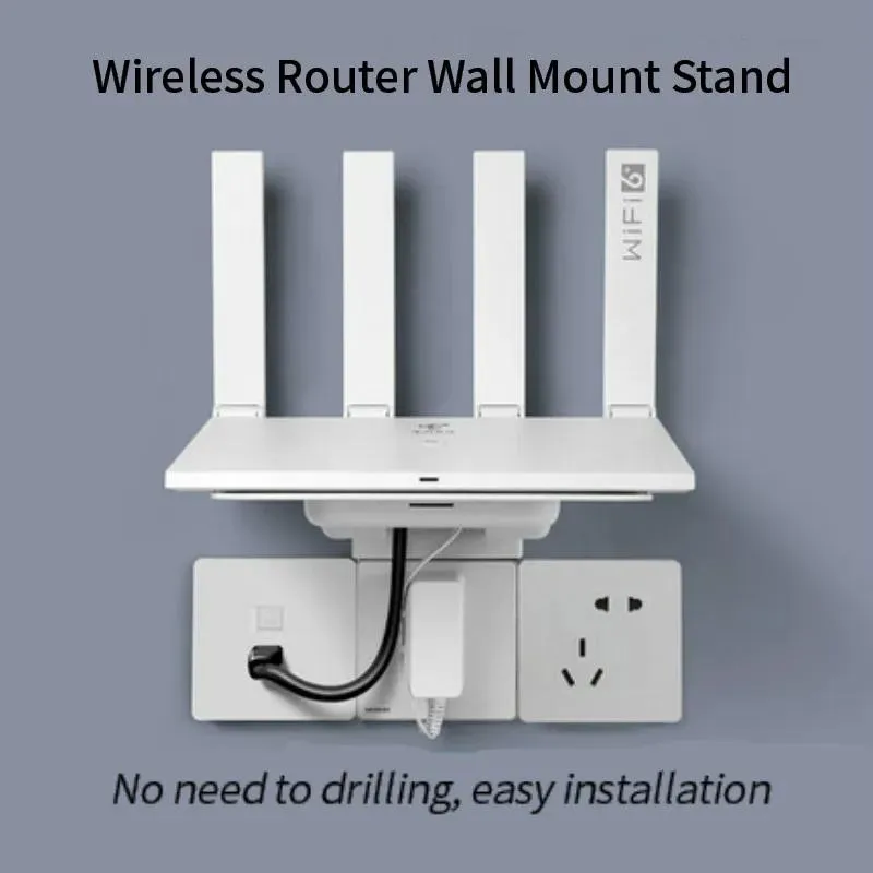 Speakers Wireless Router Stand Wall Mount Bracket Outlet Shelf for Pad/Speaker/Surveillance Camera/ Wireless Router Wall Mount Stand