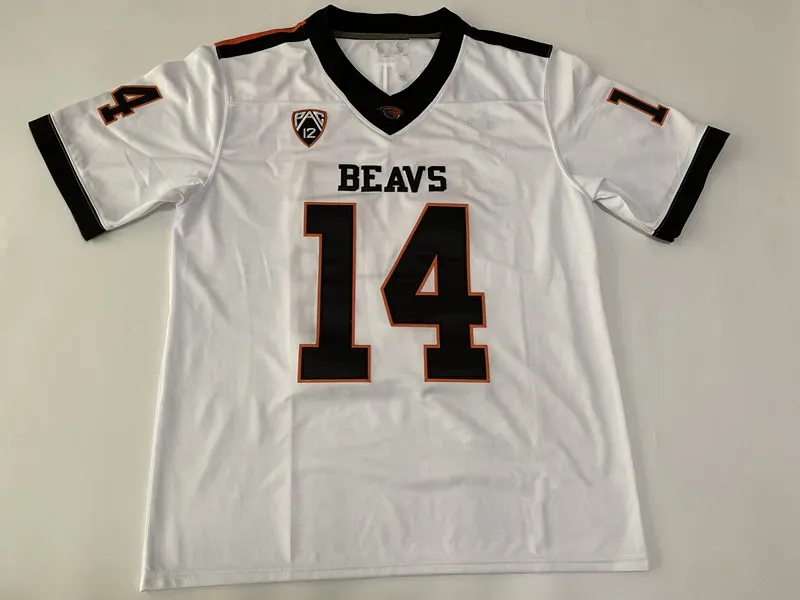 Ncaa College Oregon State Beavers Football Jersey DJ Uiagalelei Damien Martinez Silas Bolden Easton Mascarenas-Arnold John McCartan Anthony Gould Deshaun Fenwick