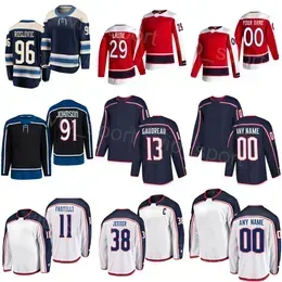 Women Men Youth Hockey 86 Kirill Marchenko Jersey 11 Adam Fantilli 13 Johnny Gaudreau 29 Patrik Laine 38 Boone Jenner 96 Jack Roslovic 91 Kent Johnson Custom Name