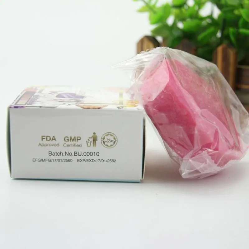 Bumebime Soap Handwork Whitening Soap with Fruit Essential Natural Mask White Bright Oil Soap with Sealed In Bag Retail Box