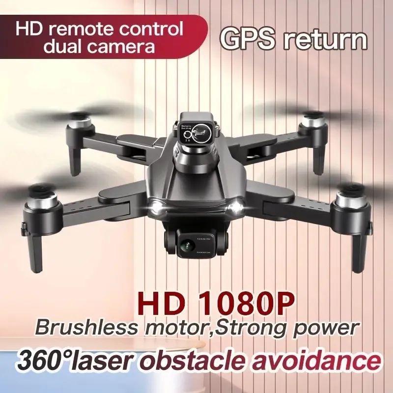 RG108 GPS professionele drone, uitgerust met high-definition 1080P ESC-camera luchtvoertuig, GPS-positionering, borstelloze motor, 360 ° laserobstakel vermijden