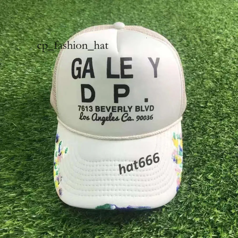 Lanvins Caps Ball Capsamerican Dept Letter Lanvins Hat GPfiti Graffiti Mesh Truck Profil Profil Trendy Baseball Cap dla mężczyzn Women Fashion Trend Brand Galery Dep 5583