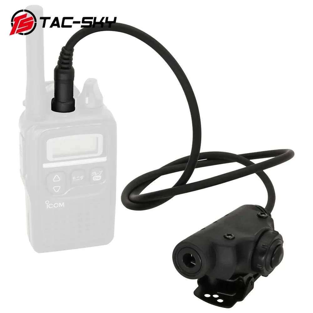 Tallie Tacsky Yaesu Vertex Taktik Kulaklık PTT Adaptör V2 U94 Yaesu Verix VX6R VX7R FT270 WALIE TALITIE İÇİN PTT Radyo Adaptörü