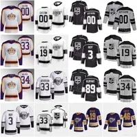  Hockey Kings Reverse Retro 46 Blake Lizotte Jersey 50 Sean Durzi 89 Rasmus Kupari 44 Mikey Anderson 33 Viktor Arvidsson 34 Arthur Kaliyev Man Woman Youth