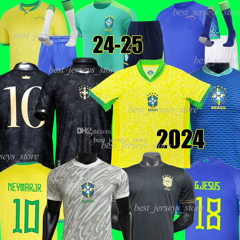 COPA América 2020 Brazil futebol Jersey Camisolas de futebol Firmino Neymar  Brasil Jr Retro Clássico 1957 85 88 98 2000 Camisa de Futebol Homens Kit