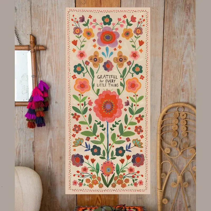 Anpassad vägg tapestry mandala hippie hem dekoration design boho trolldom landskap jesus rum dekor po tryckt dekor 240115