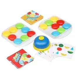 Other Toys 2 Players Logical Thinking Training Color Ice Hockey Fast Game Parent-child Interactive Board Game Toys For Children 231019