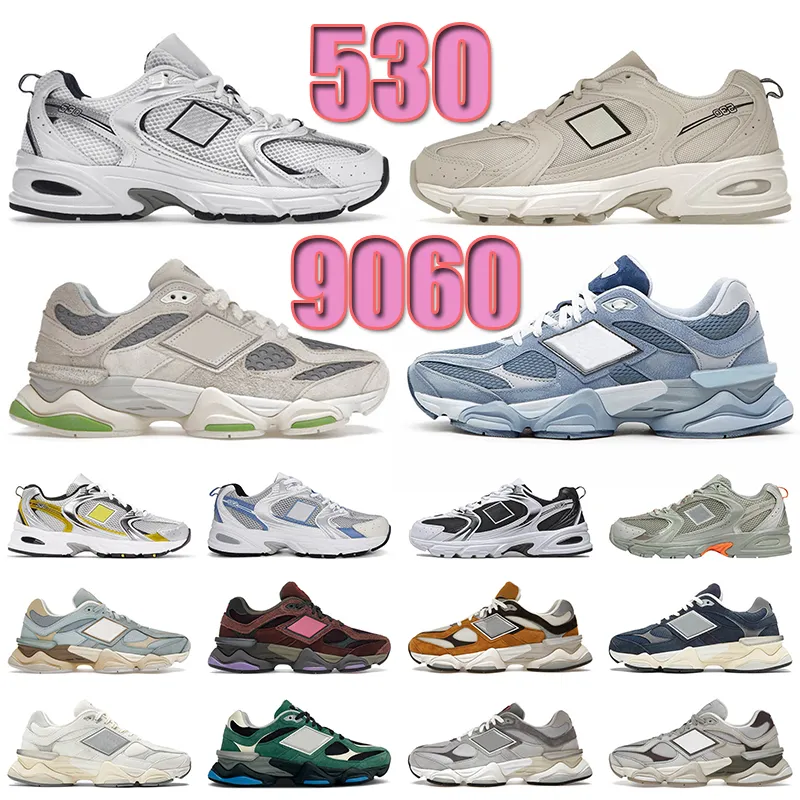 9060 Sneakers new shoes 990 v3 bb530 Mens Women Rain Cloud Grey Sea Salt Bricks Wood Bodega Age of Discovery Blue Haze Burgundy Ivory bb 530s Trainers 9060s