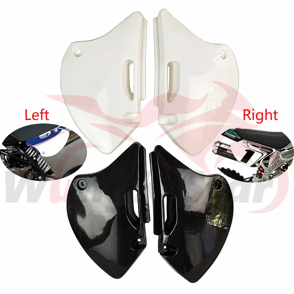 Motosiklet plastik arka sol sağ çamurluk kapak çamurlukları Motorcross için Mudguard taraflı çamurluklar BBR tarzı KLX110 KLX 110 110-150cc Quad Scooter Buggy kir çukur bisiklet