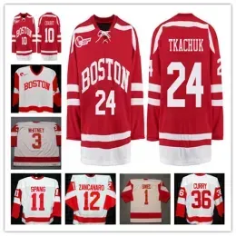 Custom Ncaa Boston University BU Hockey Jerseys 3 Ryan Whitney 9 Jack Eichel 7 Charlie McAvoy 3 Coyle 19 Clayton Keller 24 Keith Tkachuk McB