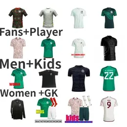 2024 Mexico soccer jerseys National Copa America 23 24 RAUL CHICHARITO LOZANO DOS SANTOS football shirt Men Kids kit women A.VEGA CARLOS uniform fans player version GK