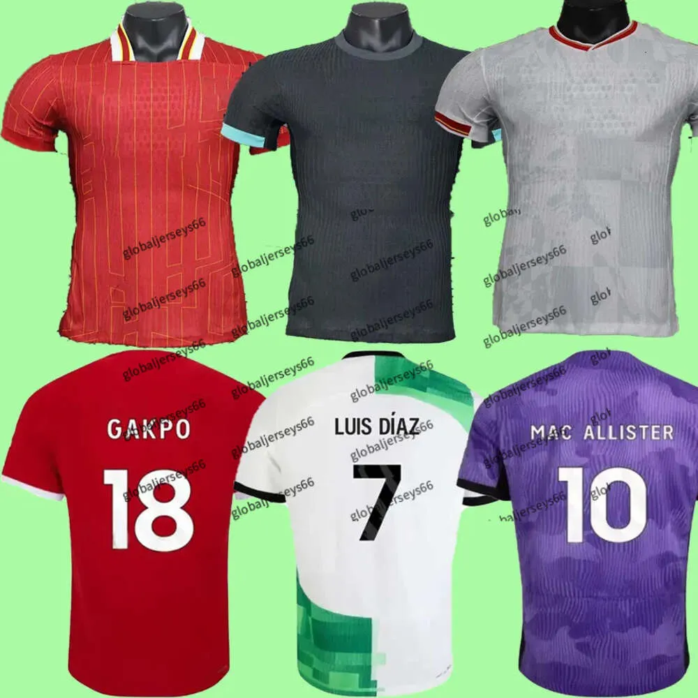 24 25 SALAH FIRMINO Live.p00l Soccer Jerseys THIAGO Luis Diaz P Football Shirt 2023 VIRGIL Shorts Player
