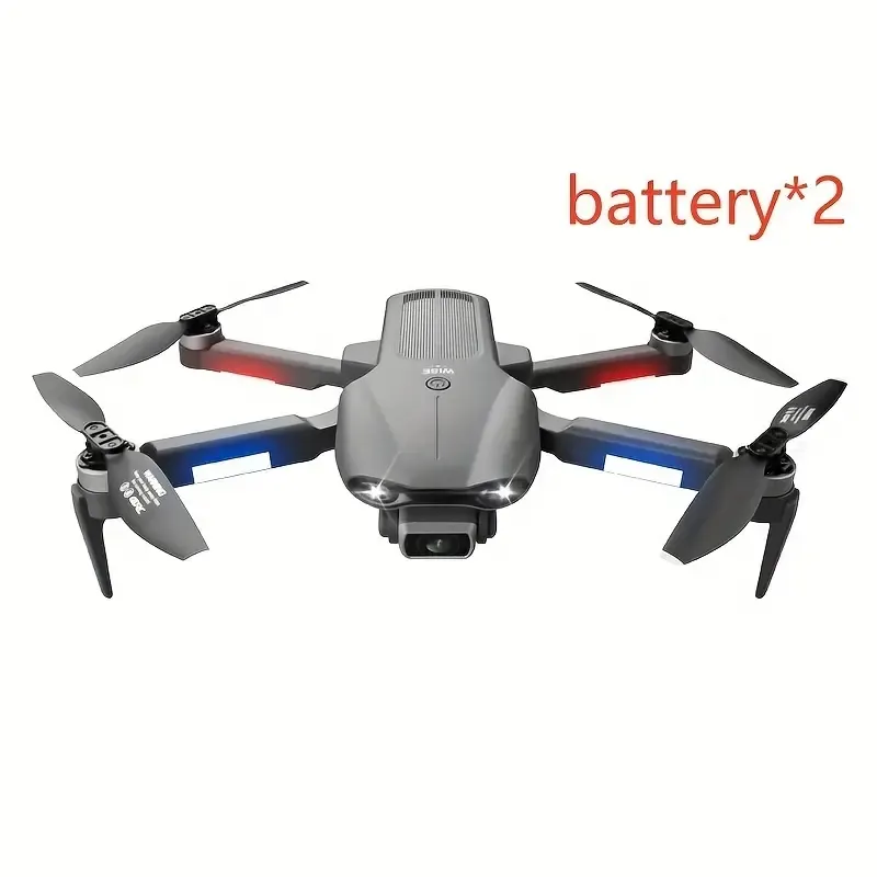 F9 télécommande HD Anti-secousse double caméra GPS Drone de positionnement de haute précision, moteur sans balais, lumière de Vision nocturne LED